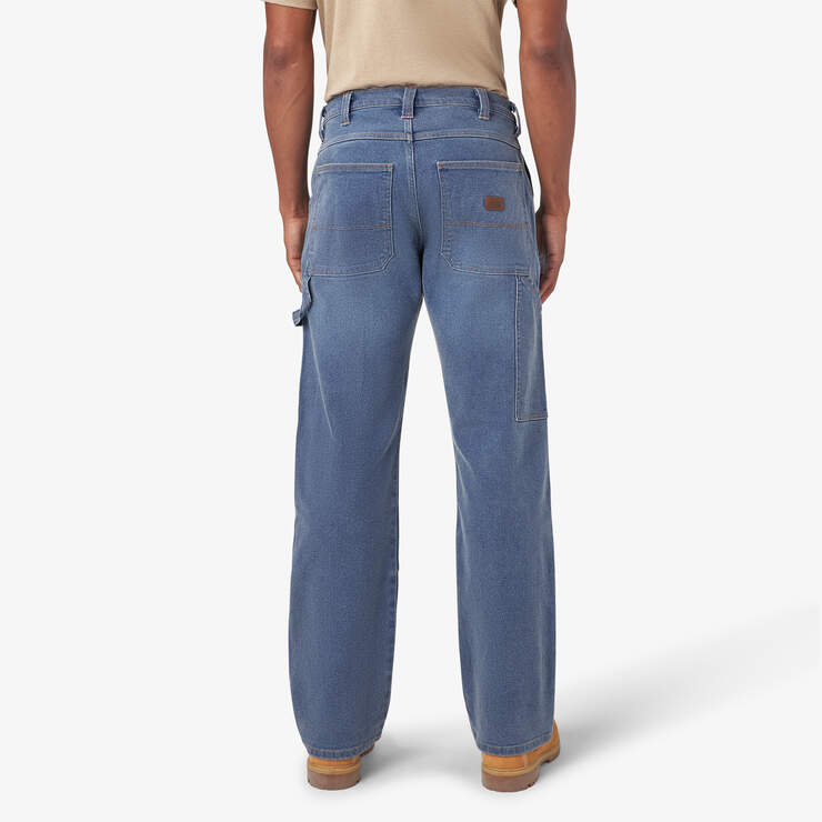 FLEX Relaxed Fit Double Knee Jeans - Light Denim Wash (LWI) image number 2