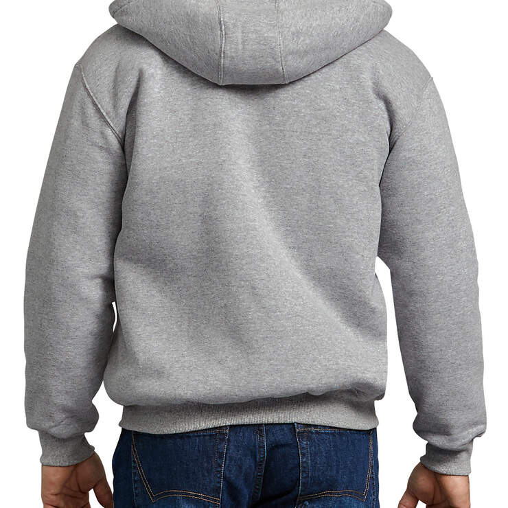 Heavyweight Quilted Fleece Hoodie - Heather Gray (HG) image number 2