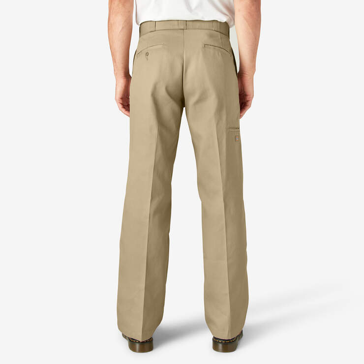 Loose Fit Double Knee Work Pants - Khaki (KH) image number 2