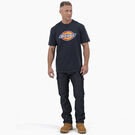 Short Sleeve Tri-Color Logo Graphic T-Shirt - Dark Navy &#40;DN&#41;
