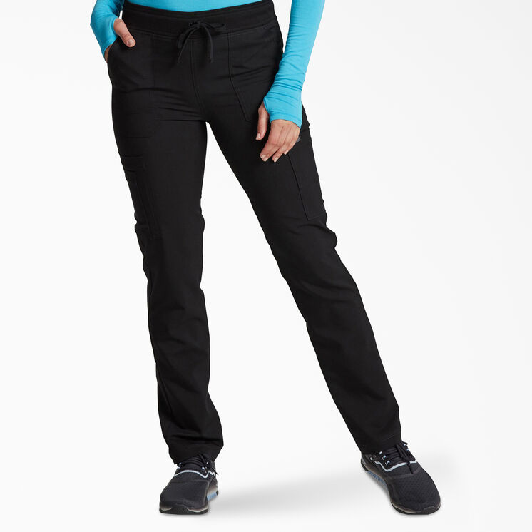Women&#39;s Balance Tapered Leg Cargo Scrub Pants - Black &#40;BLK&#41;