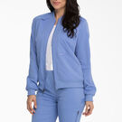 Women&#39;s Balance Zip Front Scrub Jacket - Ceil Blue &#40;CBL&#41;