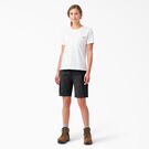 Women&#39;s Relaxed Fit Ripstop Cargo Shorts, 9&quot; - Black &#40;BKX&#41;