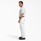 FLEX Relaxed Fit Straight Leg Painter&#39;s Pants - White &#40;WH&#41;