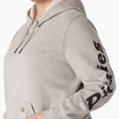 Women&#39;s Plus Heavyweight Logo Sleeve Hoodie - Heather Gray &#40;HG&#41;