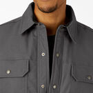 Water Repellent Fleece-Lined Duck Shirt Jacket - Slate Gray &#40;SL&#41;
