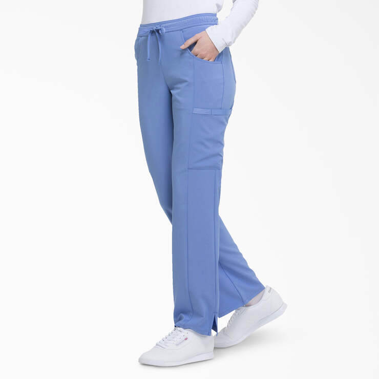 Women's EDS Essentials Contemporary Fit Scrub Pants - Ceil Blue (CBL) image number 2