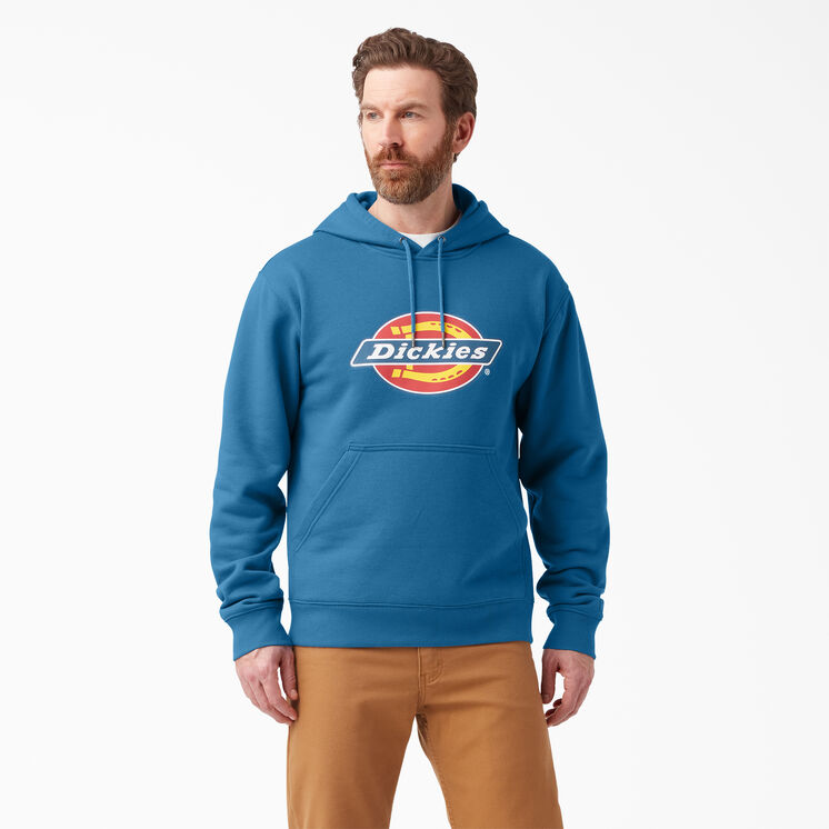 Water Repellent Logo Hoodie - Vallarta Blue &#40;V2B&#41;