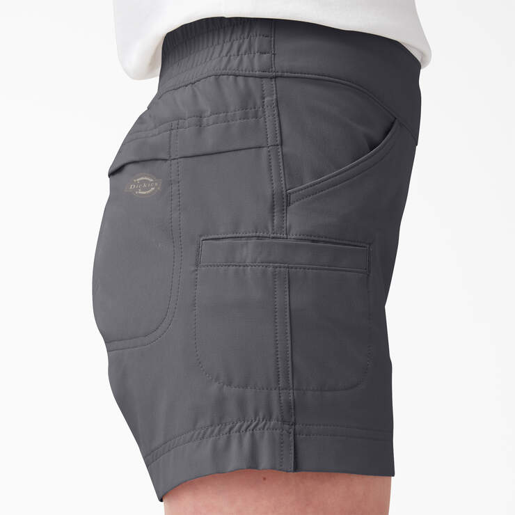 Women's Cooling Relaxed Fit Pull-On Shorts, 5'' - Graphite Gray (GA) image number 5