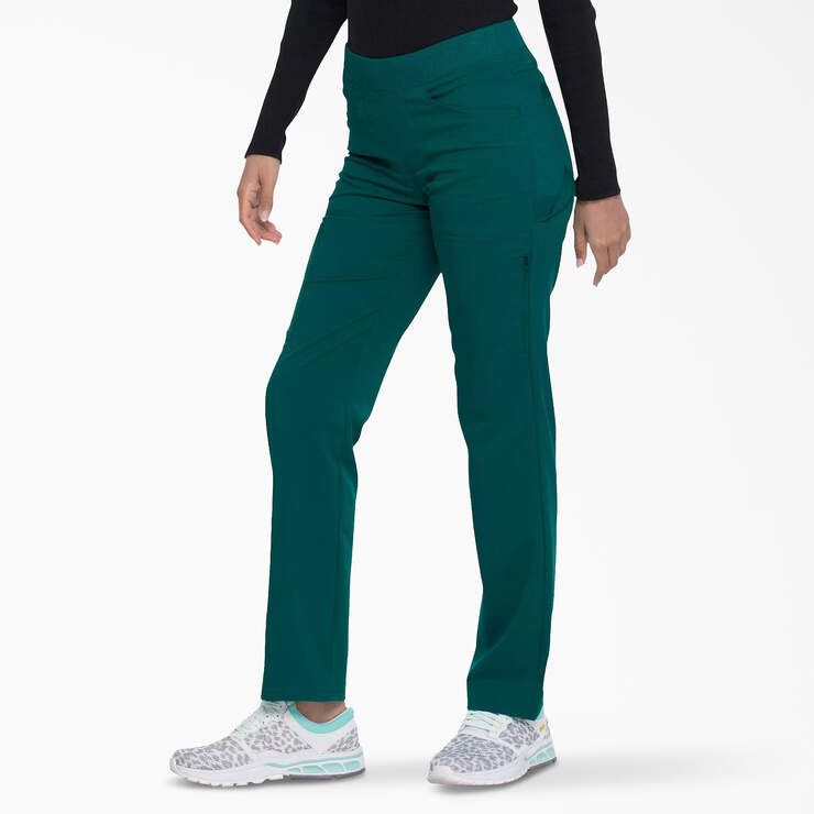 Women's Balance Scrub Pants - Hunter Green (HTR) image number 3