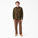 Dickies 1922 Long Sleeve Work Shirt - Rinsed Brown/Black Camo &#40;RBBC&#41;