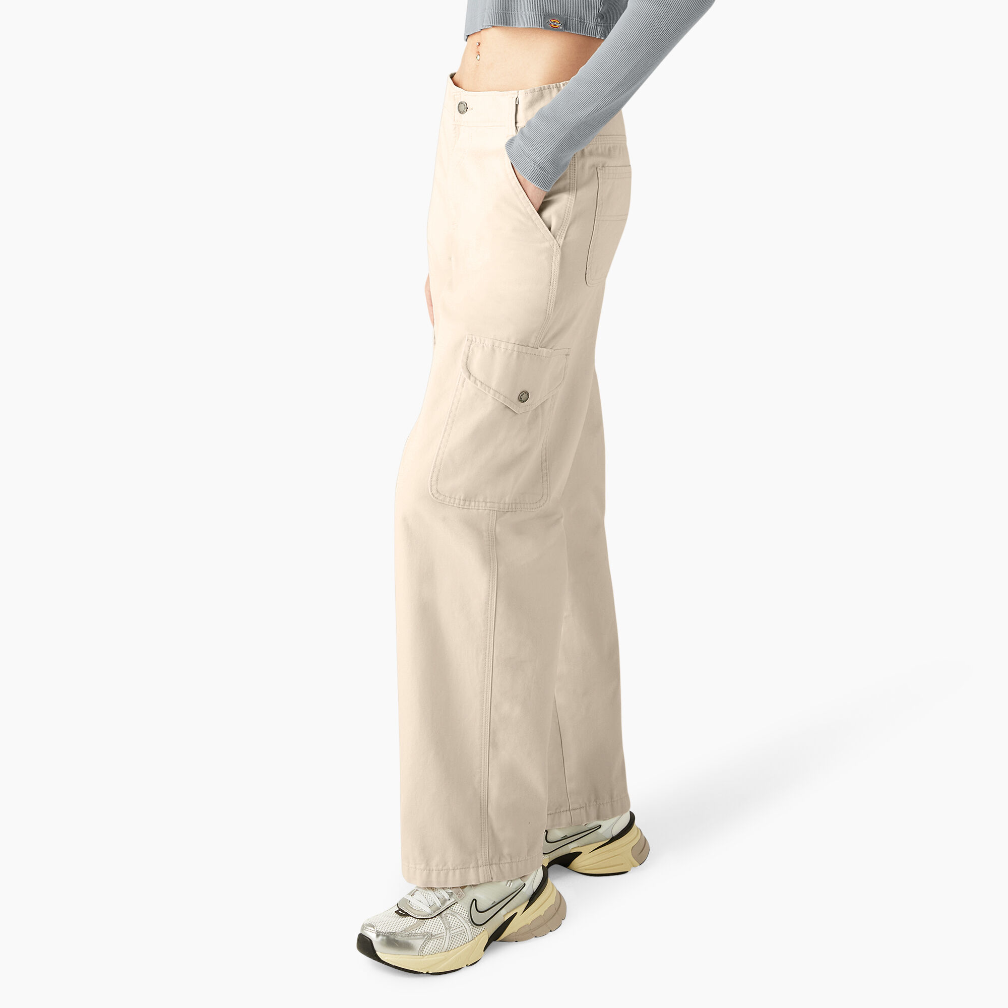 パンツ vintage dickies duck kargo pants Dickies Duck CARGO Shorts Half PANTS 40 KHAKI Cotton Relaxed