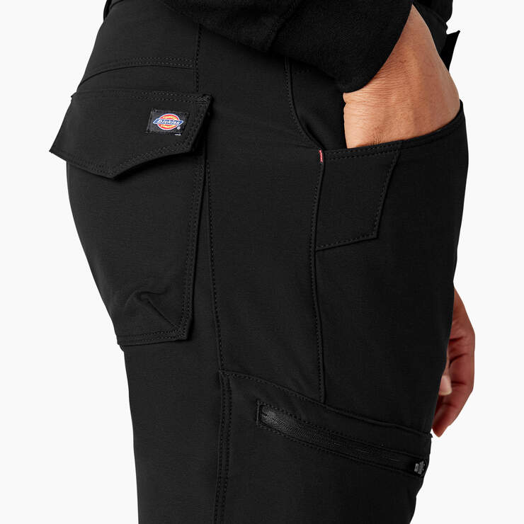 FLEX Slim Fit Double Knee Tapered Pants - Black (BKX) image number 9