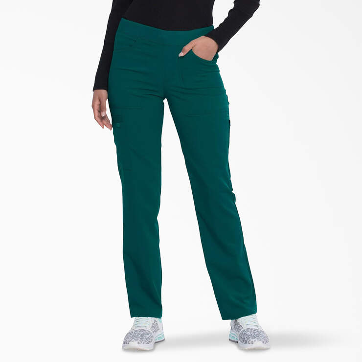Women's Balance Scrub Pants - Hunter Green (HTR) image number 1