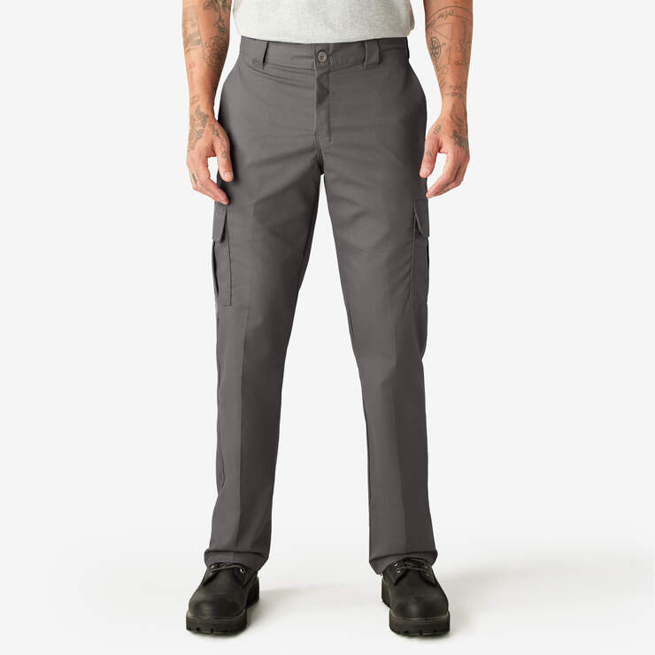 FLEX Regular Fit Cargo Pants - Gravel Gray (VG) image number 1