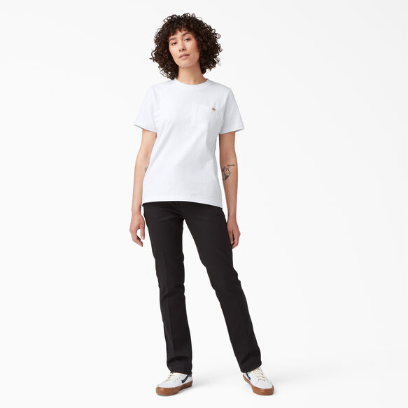 Women&#39;s Short Sleeve Heavyweight T-Shirt - White &#40;WH&#41;