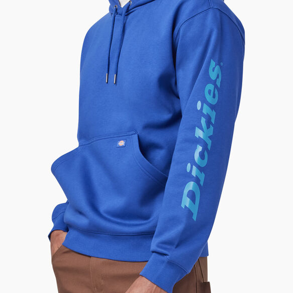 Water Repellent Sleeve Logo Hoodie - Surf Blue &#40;FL&#41;