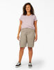 Women&#39;s Plus Relaxed Fit Cargo Shorts, 11&quot; - Desert Khaki &#40;DS&#41;