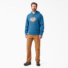 Water Repellent Logo Hoodie - Vallarta Blue &#40;V2B&#41;