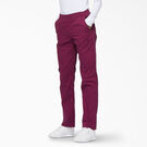 Women&#39;s EDS Signature Tapered Leg Cargo Scrub Pants - Wine &#40;WIN&#41;