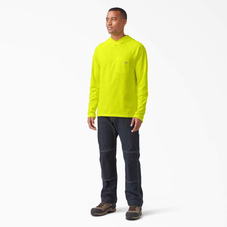 Cooling Performance Sun Shirt - Bright Yellow (BWD) image number 4