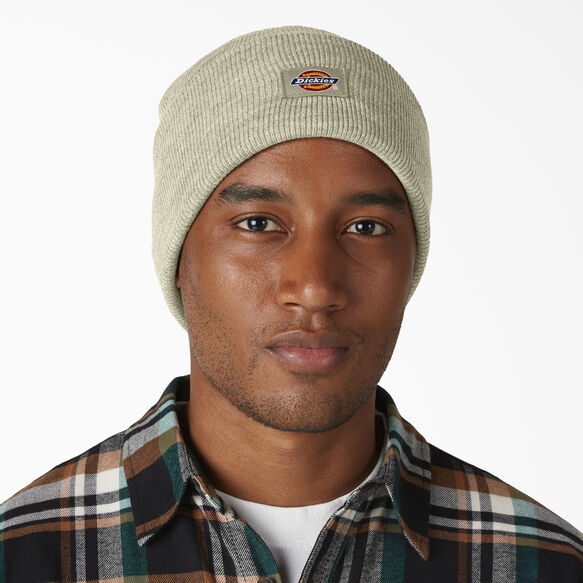 Cuffed Knit Beanie - Oatmeal Heather &#40;ZO1&#41;