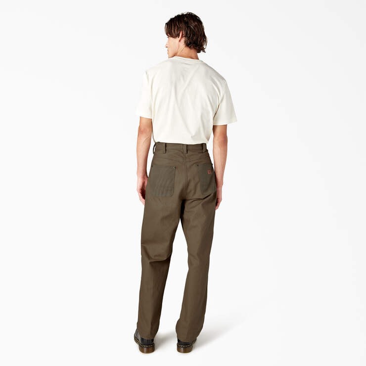 Lucas Waxed Canvas Double Knee Pants - Acorn (AC2) image number 6