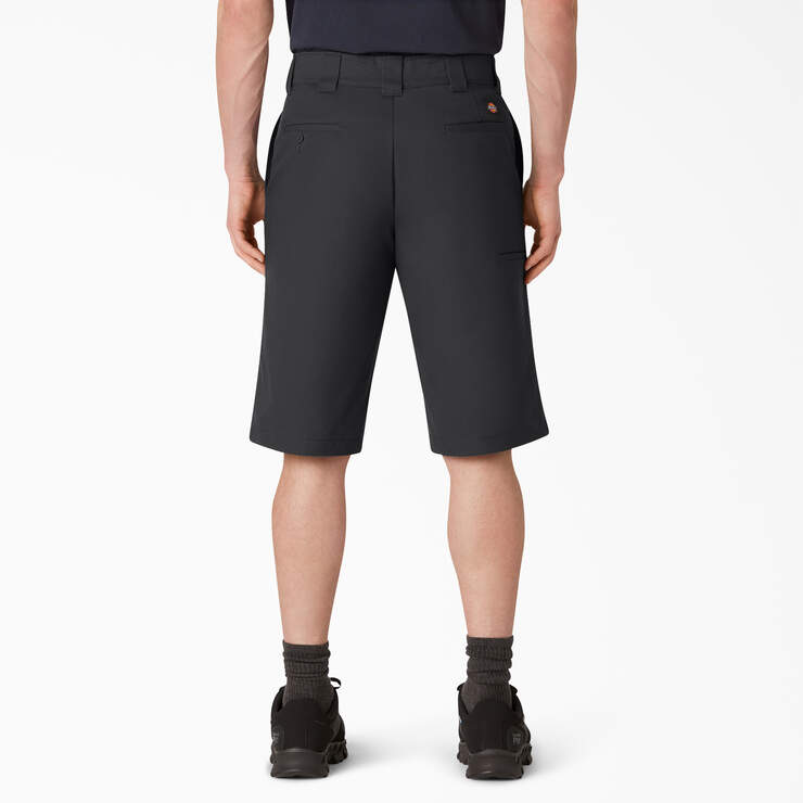 FLEX Cooling Active Waist Regular Fit Shorts, 13" - Black (BK) image number 2