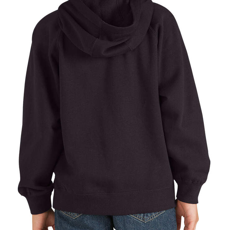 Boys' Fleece Pullover Hoodie, 8-20 - Black (BK) image number 2