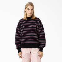 Women's Westover Striped Sweatshirt - Black Stripe (BKS)