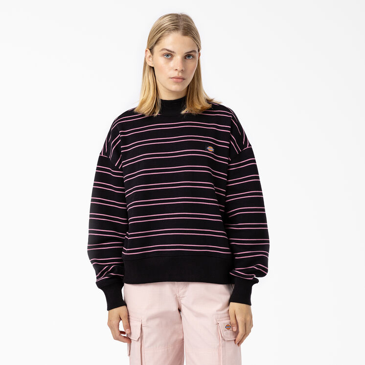 Women&#39;s Westover Striped Sweatshirt - Black Stripe &#40;BKS&#41;