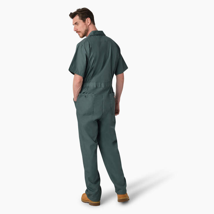 Short Sleeve Coveralls - Lincoln Green (LN) image number 2