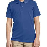 Adult Size Performance Short Sleeve Polo - Royal Blue (RB)