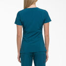 Women&#39;s EDS Essentials V-Neck Scrub Top - Caribbean Blue &#40;CRB&#41;