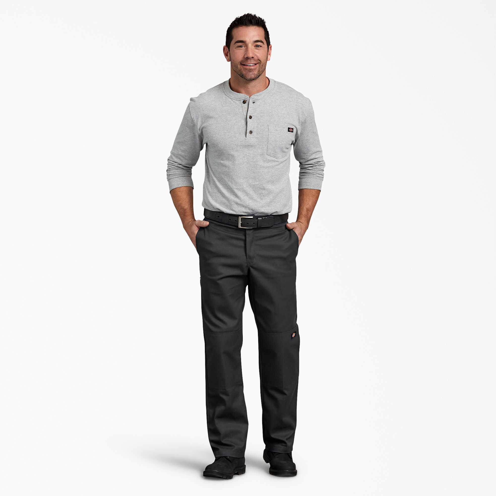 Flex Regular Straight Fit Double Knee Work Pants Men s Pants