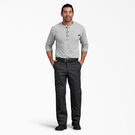 FLEX Regular Fit Double Knee Work Pants - Black &#40;BK&#41;