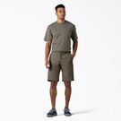 Relaxed Fit Work Shorts, 11&quot; - Mushroom &#40;MR1&#41;