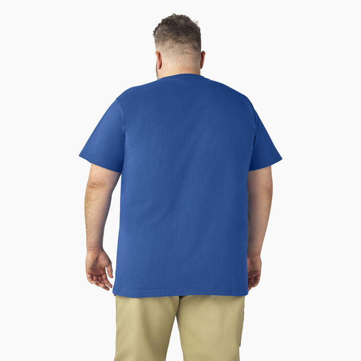 Heavyweight Short Sleeve Pocket T-Shirt - Royal Blue (RB) image number 6