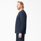 Heavyweight Long Sleeve Henley T-Shirt - Dark Navy &#40;DN&#41;