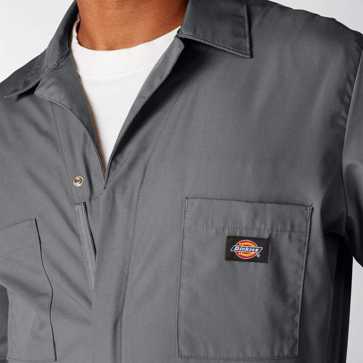 Short Sleeve Coveralls - Gray (GY) image number 8