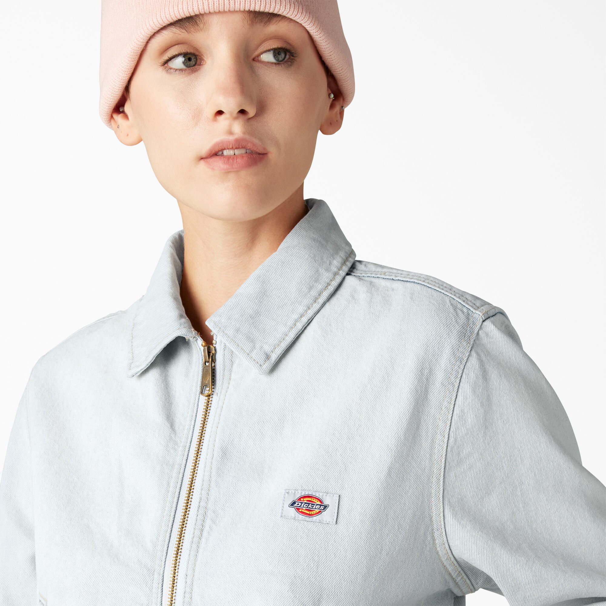 Dickies denim jacket womens new arrivals