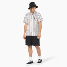 Dickies Skateboarding Cooling Relaxed Fit Shirt - White/Lotus/Black Stripe &#40;WUS&#41;
