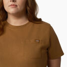 Women&#39;s Plus Heavyweight Short Sleeve T-Shirt - Brown Duck &#40;BD&#41;