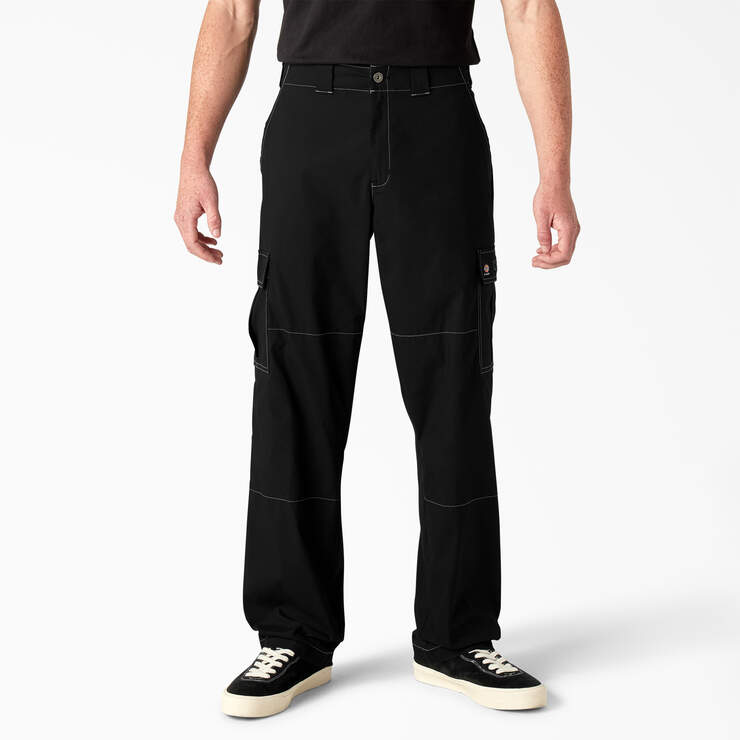 Dickies Skateboarding Loose Fit Cargo Pants - Black (BKX) image number 1