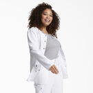 Women&#39;s Xtreme Stretch Snap Front Scrub Jacket - White &#40;DWH&#41;