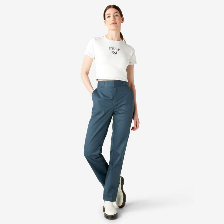 Dickies Womens 874 Recycled Cropped Work Pant - Khaki – Route One
