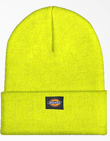 Dickies Icon Cuffed Knit Beanie Hat - Bright Yellow &#40;BWD&#41;