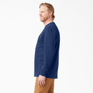 Heavyweight Long Sleeve Pocket T-Shirt - Deep Blue &#40;EL&#41;