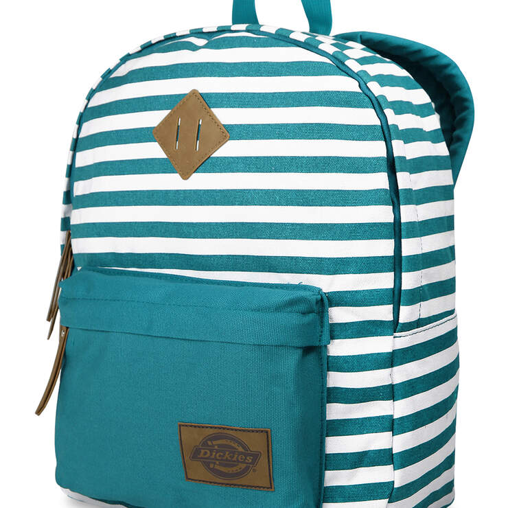 Antique Blue Striped Classic Backpack - ANTIQUE BLUE STRIPE (ABS) image number 3
