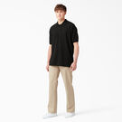 Adult Size Piqu&eacute; Short Sleeve Polo - Black &#40;BK&#41;